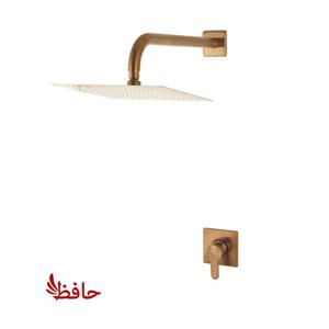 شیر حمام توکار راسان مدل ویوات فلت رزگلدمات کلاس 3