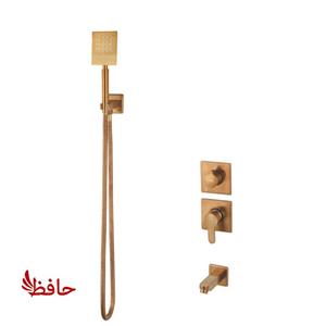 شیر حمام توکار راسان مدل ویوات فلت رزگلدمات کلاس 4