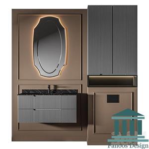 روشویی کلاسیک کابینتی  کد 30327
