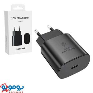 شارژر 25 وات سامسونگ مدل 25W EP-TA800| سوپر فست شارژ | دو پین | 12 ماه گارانتی تعویض |