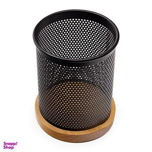 جامدادی رومیزی چوب و فلز کد 08