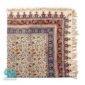 رومیزی قلمکار 120 در 120 طرح گل ریز