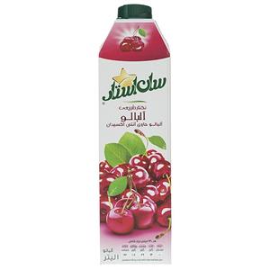 نکتار طبیعی  آلبالو سان استار حجم 1 لیتر Sunstar Sour Cherry Juice 1Lit