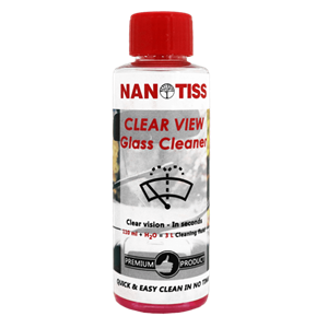 مایع شیشه شوی و شفاف کننده نانوتیس مخصوص مخزن مایع شیشه شوی خودرو NanoTiss Clear View Glass Cleaner