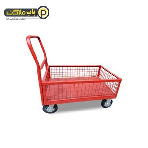 گاری دستی 80*60 دور توری 25 سانت با چرخ رینگ آهنی بزرگ
