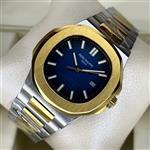 ساعت مچی مردانه پتک فیلیپ ناتیلوس دو رنگ Patek Philippe nautilus