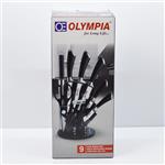 ست چاقو 9 پارچه المپیا OLYMPIA مدل OE-179