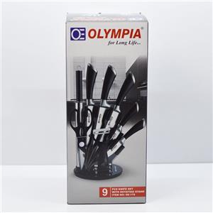 ست چاقو 9 پارچه المپیا OLYMPIA مدل OE 179 