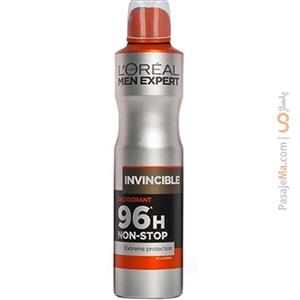 اسپری ضد تعریق مردانه لورآل مدل اینوینسیبل 96 ساعته 150 میلی لیتر Loreal Men Expert Invincible 96h Spray 150 ml