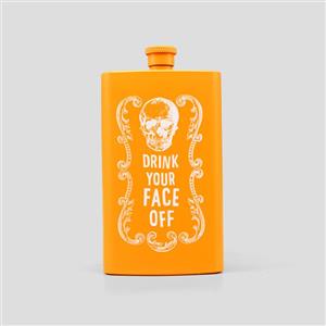 قمقمه کتابی جیبی اسکلتی مدل Face Off کد Njd-129d4