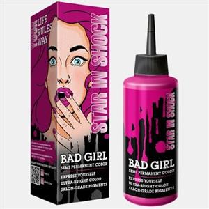 شامپو رنگ مو فانتزی برند دختر بد BAD GIRL BAD GIRL Color Shampoo انتخاب رنگ :Star In Shock 