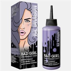 شامپو رنگ مو فانتزی برند دختر بد BAD GIRL BAD GIRL Color Shampoo انتخاب رنگ : ICE Dragon