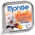 Monge Fruit Pate & Chunks With Duck & Orange-13239 Dog Food