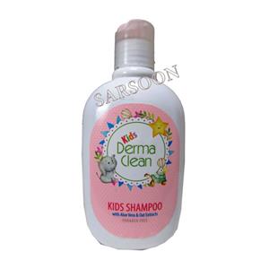 شامپو بچه آلوئه ورا و جودوسر صورتی درماکلین ۲۵۰ میلی لیتری Aloe vera and pink dermaclean baby shampoo