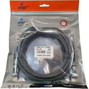 کابل 3 متری HDMI 19 1 4K انزو ENZO
