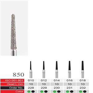 فرز الماسی دسته نقره ای BTM مدل Conical end Round 850