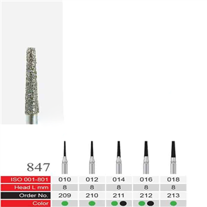فرز الماسی دسته نقره ای BTM مدل Tapered 847