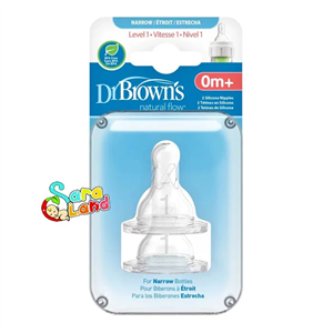 سر شیشه دکتر براون Dr Brown’s دهانه کلاسیک  0 ماه تکی جعبه باز