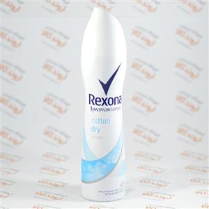 اسپری ضد تعریق زنانه رکسونا مدل Cotton حجم 150 میلی لیتر Rexona Cotton Spray 150ml For Women