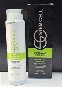 شامپو فری سولفات مناسب موهای چرب برند استم سل حجم۲۵۰میل