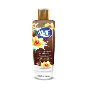 شامپو صورت و بدن کرمی اوه مدل Milk And Kakao مقدار 400 گرم Ave Milk And Kakao Creamy Shower Gel 400gr