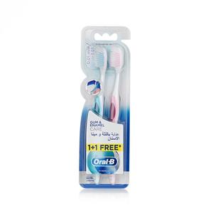 مسواک اورال-بی Gum & Enamel Care بسته دو عددی 