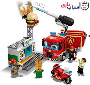 لگو ایستگاه و ماشین اتش نشانی 345 قطعه ای کد 11213