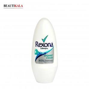 رول ضد تعریق زنانه رکسونا مدل Shower Clean حجم 50 میلی لیتر Rexona Shower Clean Roll On Deodorant For Women 50ml