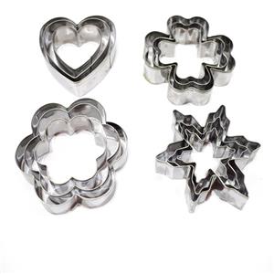 کاتر شیرینی پزی کد 001 مجموعه 12 عددی