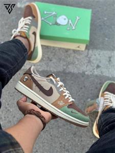 کتونی مردانه نایک ایر جردن 1 وودو Nike Air Jordan 1 Low Voodoo