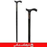 عصای چوبی کد 17چوب سفید 93 سانت عصا چوبی پیاده روی