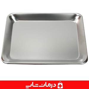 سینی استیل پزشکی سایز  44×31 cm ظرف سینی پزشکی استیل