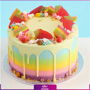 کیک تولد پاستیلی