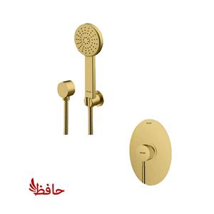 شیر حمام توکار شودر مدل روگن طلایی مات تیپ 2 ABS