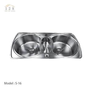 سینک ظرفشویی استیل فانتزی ELK مدل S-16