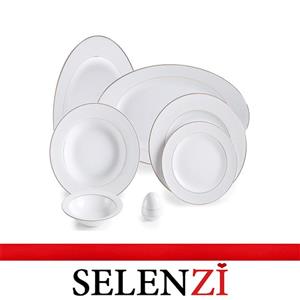 چینی زرین سپید صدف 6 نفره عالی