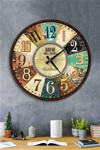 ساعت دیواری تزئینی چوب برند Dafhi Aksesuar کد 1698504755 
