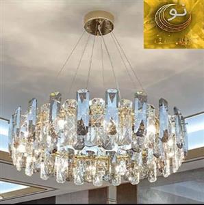 لوستر مدرن آویزی گرد  H_104