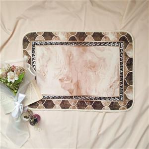 پادری طرح قاب دار قهوه ای