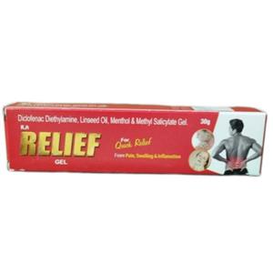 پماد ضد درد عضلانی گیاهی ریلایف RELIEF GEL هندی اصل حجم ۳۰g