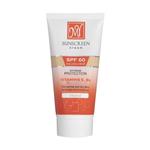 کرم ضد آفتاب رنگی  SPF60 مای - انواع پوست ها حاوی ویتامین e و b5 حجم 50 میلی لیتر