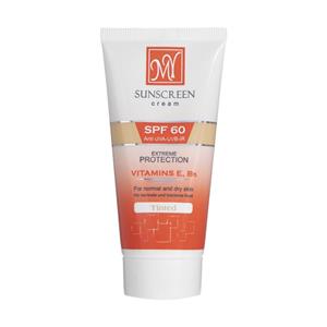کرم ضد آفتاب رنگی  SPF60 مای - انواع پوست ها MY Sunscreen Tinted Cream SPF60