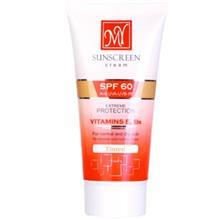 کرم ضد آفتاب رنگی  SPF60 مای - انواع پوست ها MY Sunscreen Tinted Cream SPF60