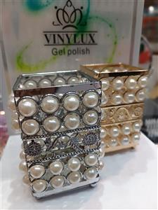 جا قلمی استند براش کریستالی مرواریدی کد 614