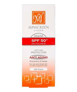کرم ضد آفتاب ضد چروک SPF50 فاقد چربی مای		 MY Anti Aging Oil Free Shield SPF50 Sunscreen Cream