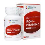 کپسول آیرون ویتامین ث نیچرز پلنتی Iron And Vitamin C