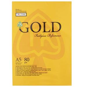 کاغذ gold a5  اورجینال بشرط (حداقل 10 بسته)