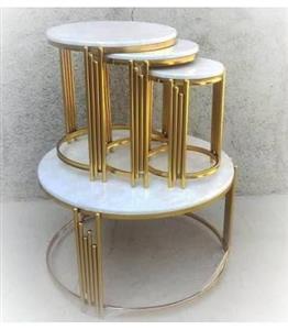 میز عسلی مبلمان استیل کد 1