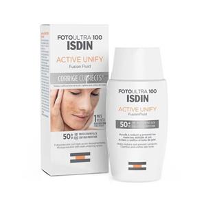 ضد آفتاب بیرنگ ایزدین ISDIN مدل Active Unify یکدست کننده رنگ پوست حجم 50 میل