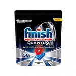 قرص ظرفشویی Finish Quantom Max بسته 58 عددی